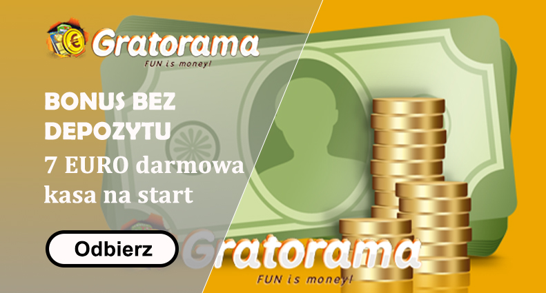 bonus bez depozytu gratorama